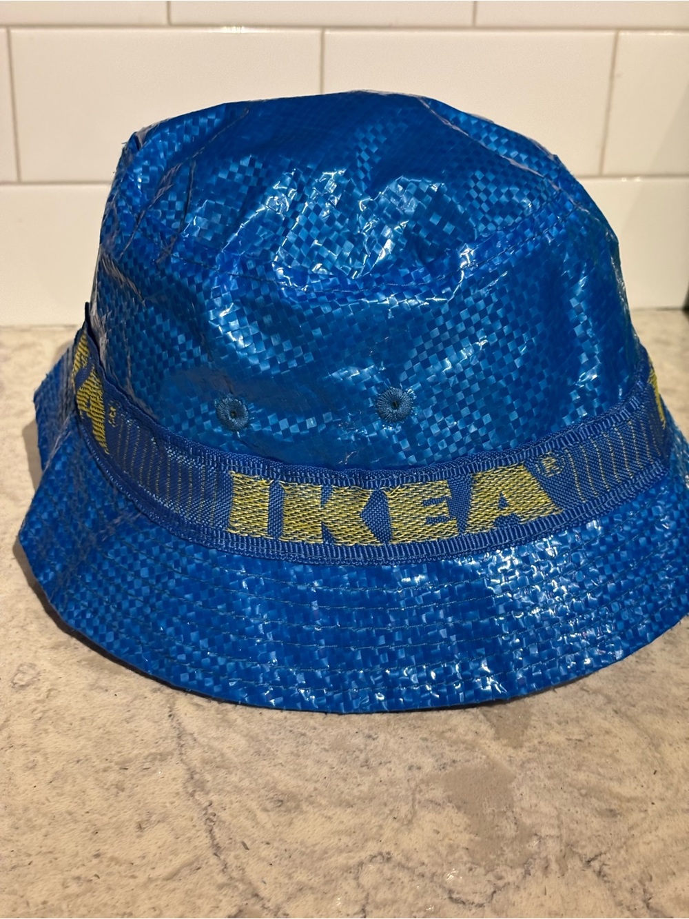 IKEA Blue Nylon Bucket Hat